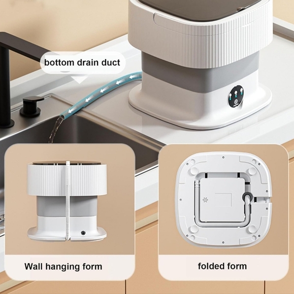 NEW Portable Folding Washing Machine - Picture 7 of 16